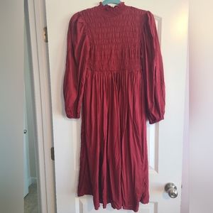 Wine Midi Dress